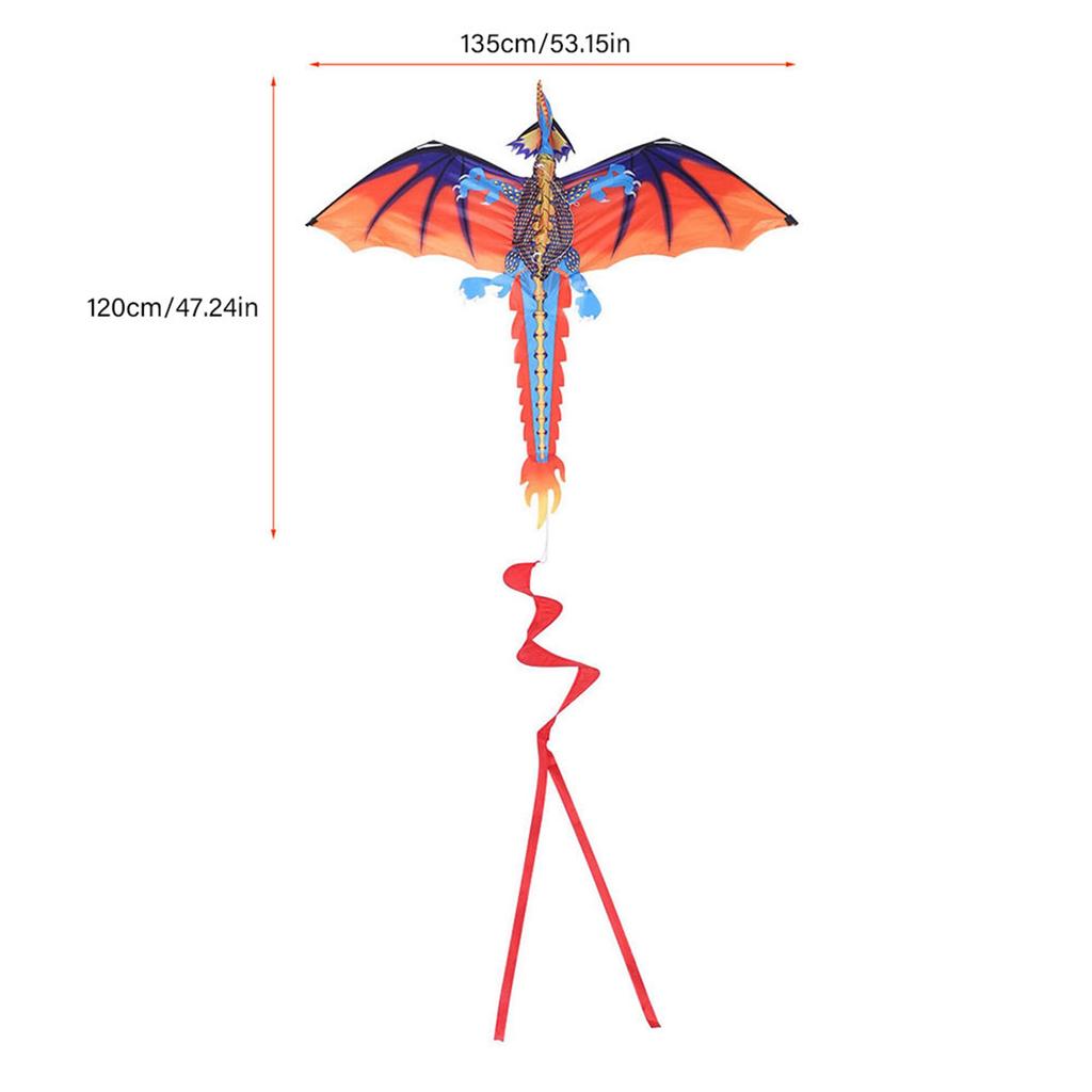3D Drachen Kite Outdoor Fliegende Drachen Kinder Kinder Sportspielzeug