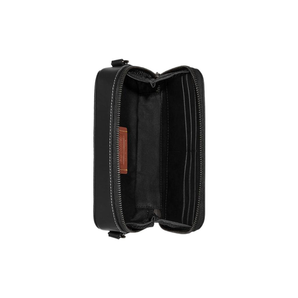 New COACH Charter Coated Canvas With Calfskin Combo Bag, Shoulder Bag, Crossbody Bag Trumpets Men's Black CF932-A5F