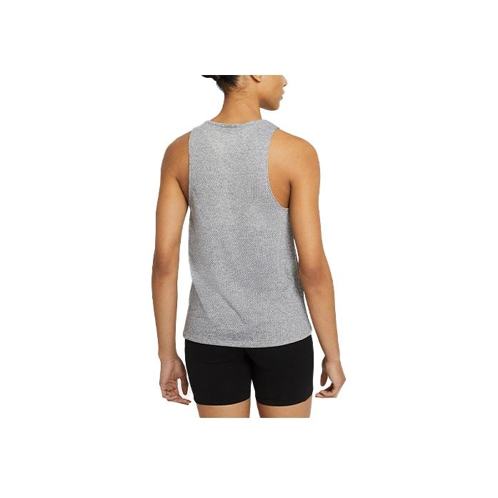 Nike City Sleek Débardeur de sport pour femmes à logo réfléchissant à séchage rapide, tricoté et respirant, gris CZ9554-063
