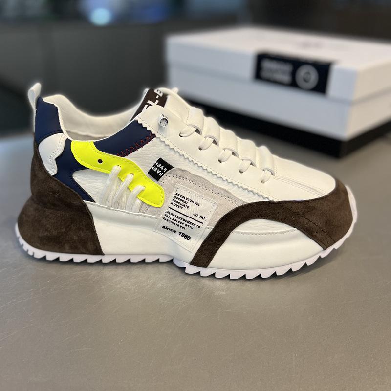 Scarpe da Uomo Leggera Lusso Versatili Autunnali Scarpe Casual Aumento Altezza Scarpe da Uomo di Fascia Alta