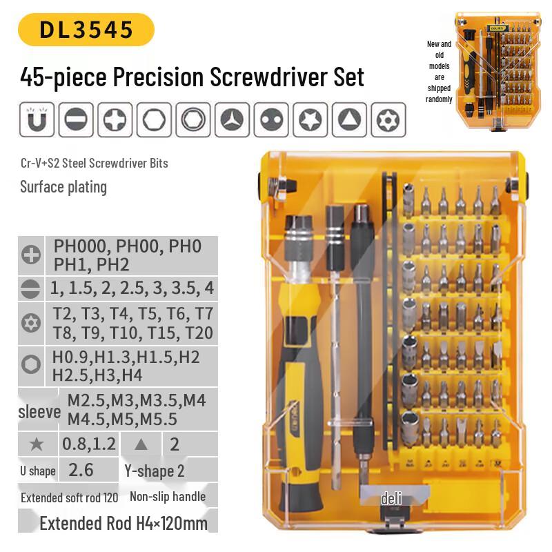 Deli 45-in-1 Precision Screwdriver Set