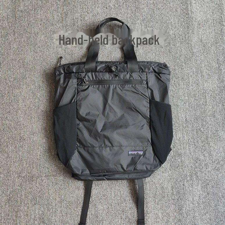 2024 Portable 27L Foldable Backpack - Lightweight, Large Capacity, Outdoor Daily Use (Black)