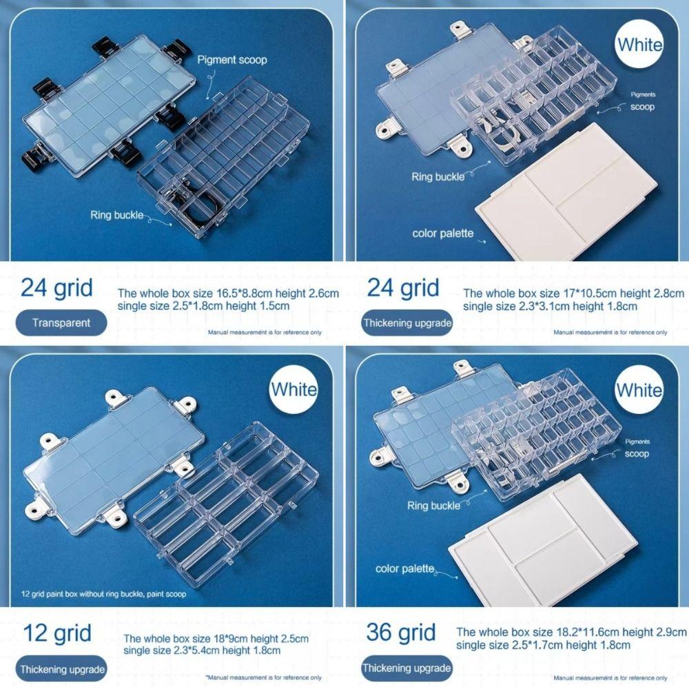 Airtight Leakproof Paint Palette Tray Watercolor Palette Box  Wet Pallets for Painting Miniatures