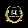 For Honda Ac2Pcs LED Car Door Welcome Light Projector Ghost Shadow Courtesy Lamp for Honda Accord Elysion CR-Z Odyssey SPIRIOR Accessories