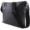 LOUIS VUITTON Nick PM Shoulder Bag N41211 black Damier Grafitto Canvas mens Used
