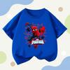 Summer Boys Casual T Shirts Fashion Printed Children's Short Sleeve Tops Kids Breathable Comfy Outdoor Tee Black Pink White