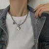 Internet celebrity necklace cool female collarbone chain does not fade student personality hipster hip hop neck chain bouncing accessories