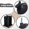 2 Pieces Locking Casters BBQ Grill Part 70Yard Component Patio Wheel Mechanism Garden