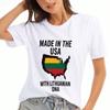 Litauen DNA Unisex Bomulls T-shirt, Ren Bomull Premium Tryck, Hållbar, Vardagsmode, Tillverkad i USA Med Litauisk DNA Grafisk T-shirt, Bekväm