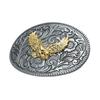 Mongolian Eagle Retro Zinc Alloy Belt Buckle | Antique Tin Finish | Knight Design