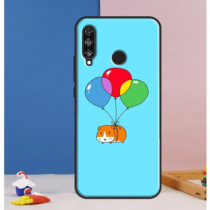 Funny Guinea Pig Balloon Case For Huawei Nova 12i 11i 8i 7i 12s Y73 Y70 Y90 Y60 Y72 Y61 Y91 9 10 SE P40 Lite P30 Pro