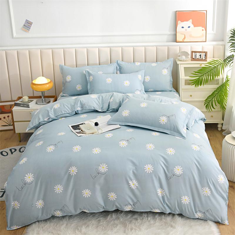 3Pcs Love Heart Duvet Cover Set Romance Queen King Size Bedding Set Zipper Quilt Cover and 2 Pillowcase Soft Skin-friendly
