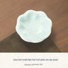 Chinese Ceramic Tea & Snack Plate – Retro Style for Pastries, Dim Sum, or Dried Fruit.