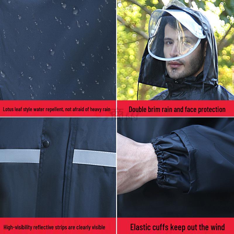 Oxford Reflective Raincoat & Pants Set for Motorcyclists