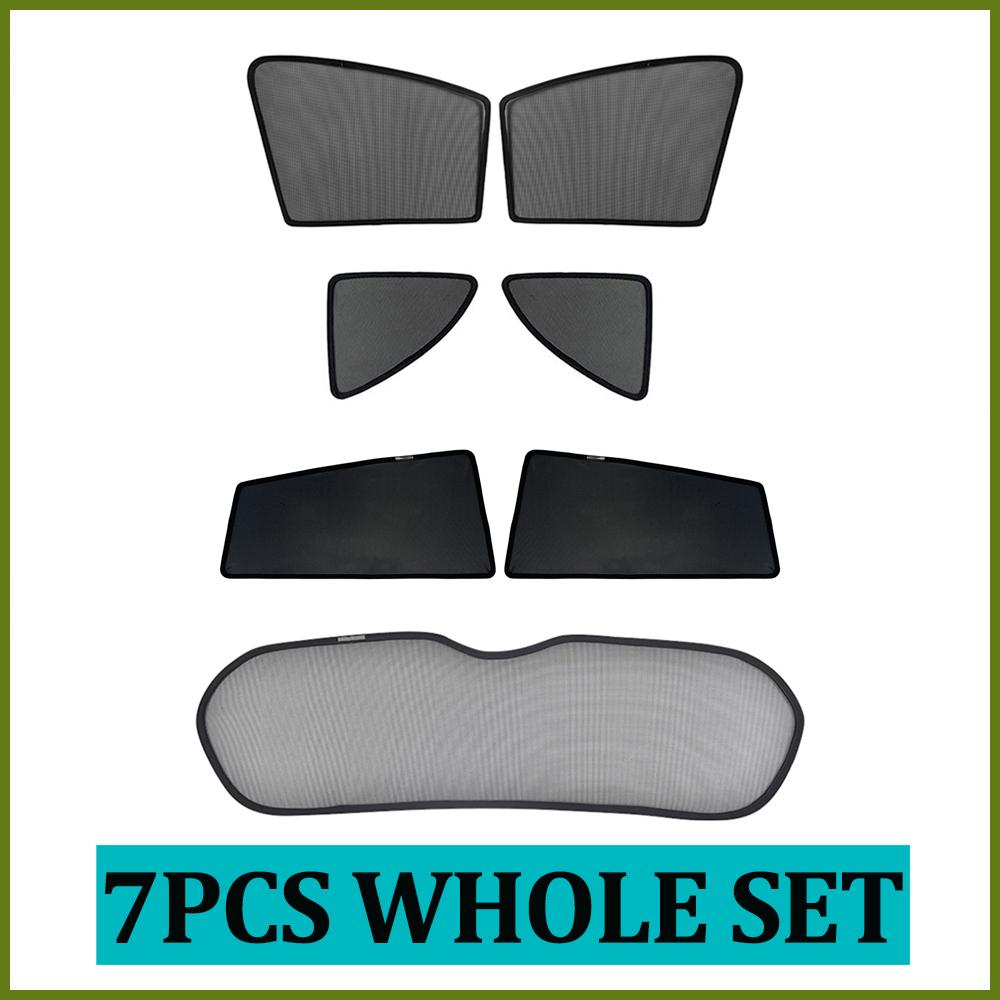 Magnetic Car Side Window Sunshades For Toyota RAV4 XA40 (2014-2019) For Rear Passenger Privacy Auto Window Sun Protection SHADESWindshield Sunshades