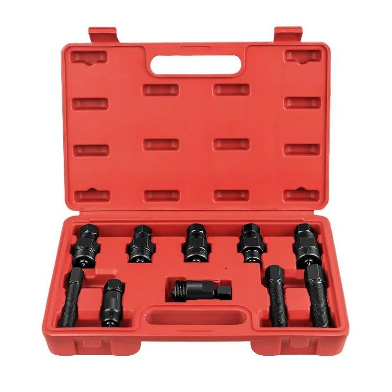 Carbon Steel For Mechanics Flywheel Wrench Disassembly Kit-10-Piece Motorcycle Repair Tool Set