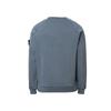 STONE ISLAND Ss23 Solid Color Label Crewneck Sweatshirt Men Sweatshirt Blue Gray 781566360-V0124