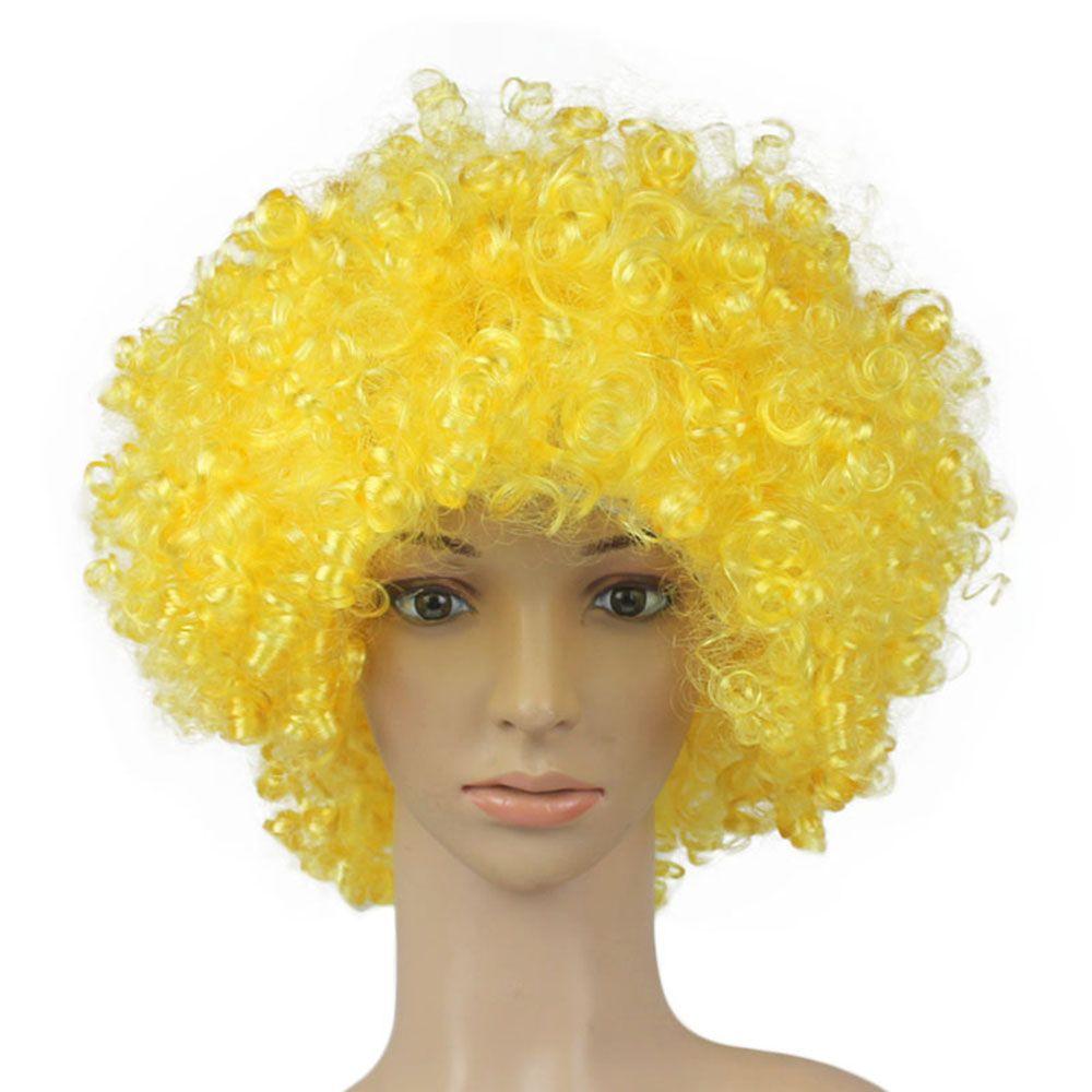 Fancy Party Christmas Football Fans Wigs Adult Kids Afro Curly Wigs Costume Party Synthetic Wigs Funny Wig Cosplay Hairs