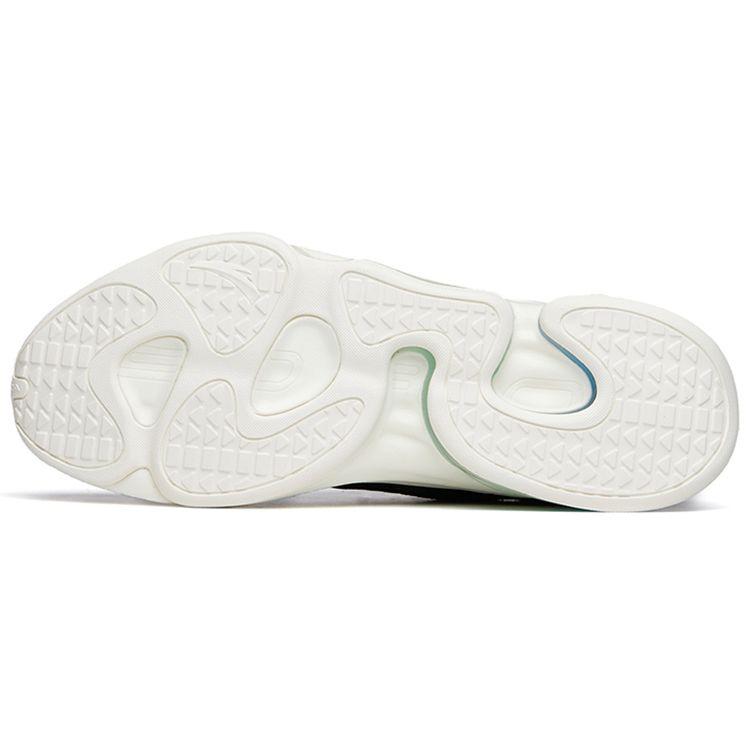 Anta Elastic Gel Shock Absorption Low Top Running Shoes Men sneakers Black Blue 112215501-4