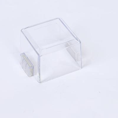 Anti-tamper Switch Cover (magnet), Square PC, Transparent, 64x64x42mm (external Dimensions), with Magnet To Cover the Switch. [Contents] 1 Piece
