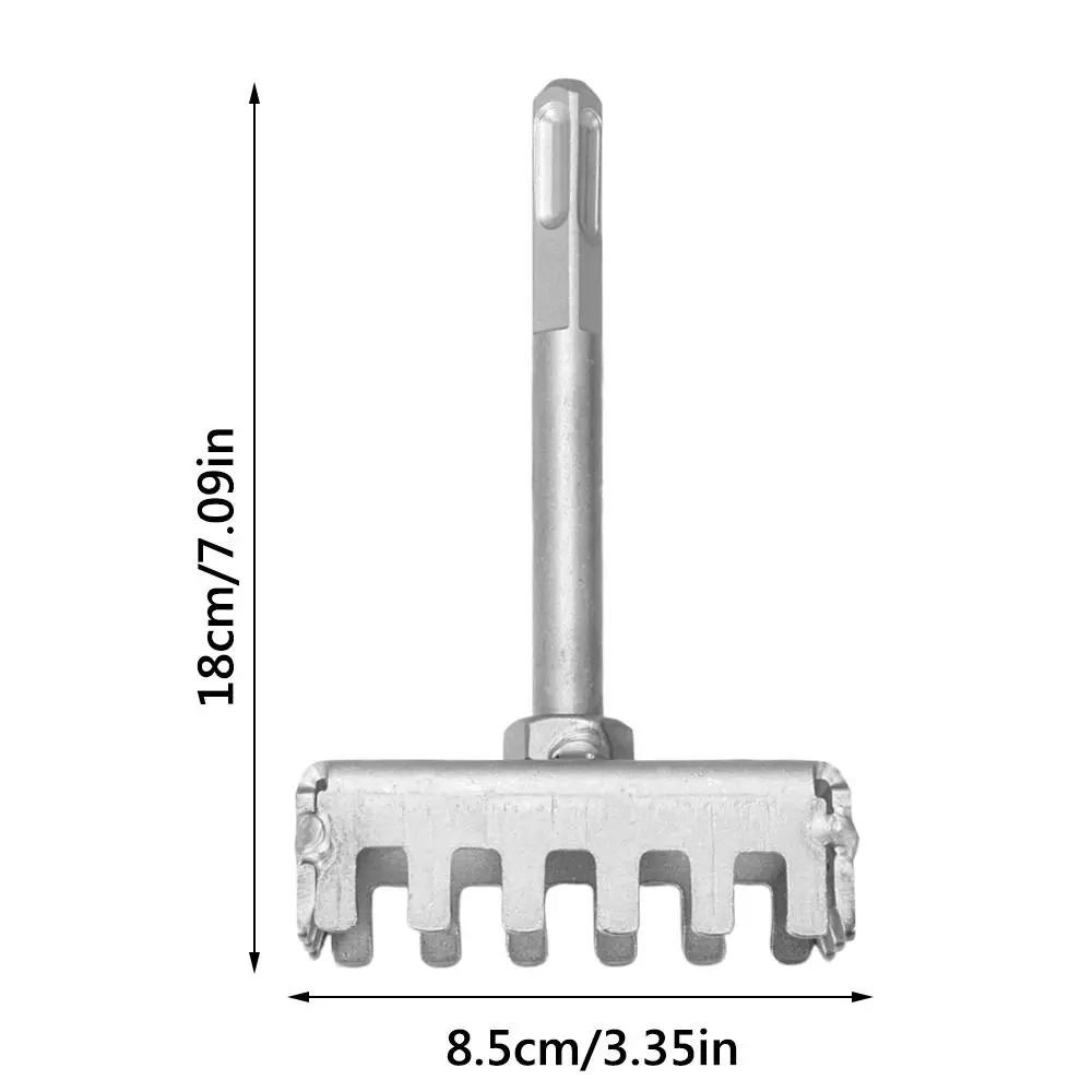 For 86 Type Wire Box Portable Square Hole Punch Multi-function Rectangle Slot Tool Concrete Hole Bit Square Hole Socket Sloter