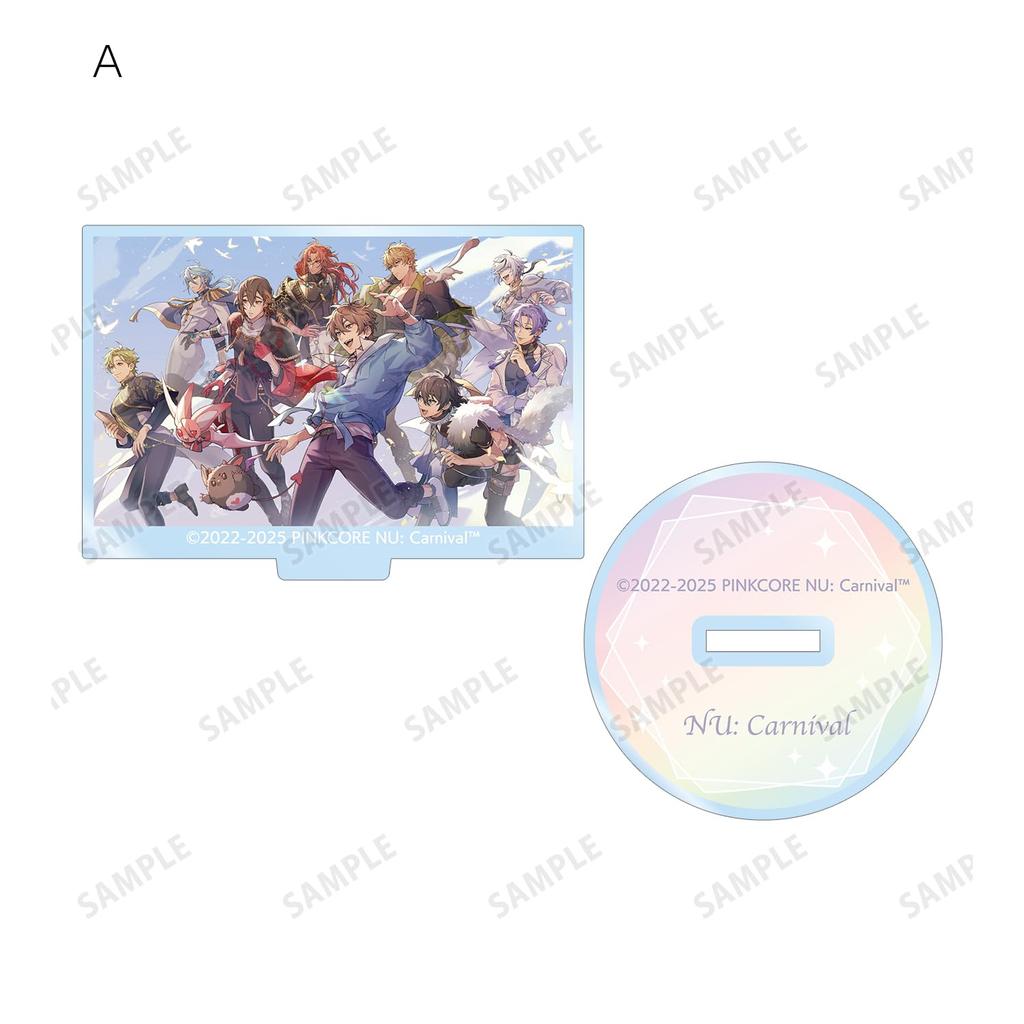 NU Carnival Trading Color Illustration Acrylic Stands of (Box 10)