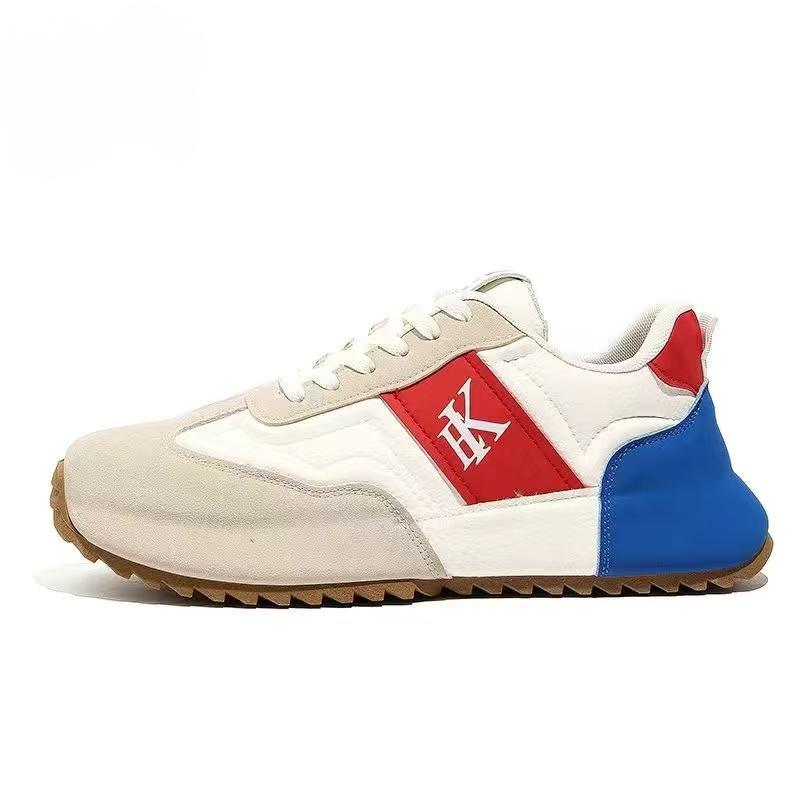 

Интернет знаменитости популярная мужская обувь весна и осень плоская подошва новая универсальная спортивная обувь для отдыха бег сумка дно молодежная кожаная обувь для папы 39