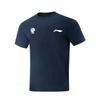 Li Ning Short Sleeved T Shirts Unisex Guangdong Blue AHSVE61-3