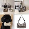 Stylish Winter Large Capacity Cotton Coat 2023 Solid Color Down Bag Street Fashion Tote Bag Ladies Crossbody Bag