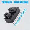 Buton comutator geam electric cu volan pe stânga 25401-3BB0C pentru Nissan Micra K13 2010-2018 25401-1HB0C 254011HB0C