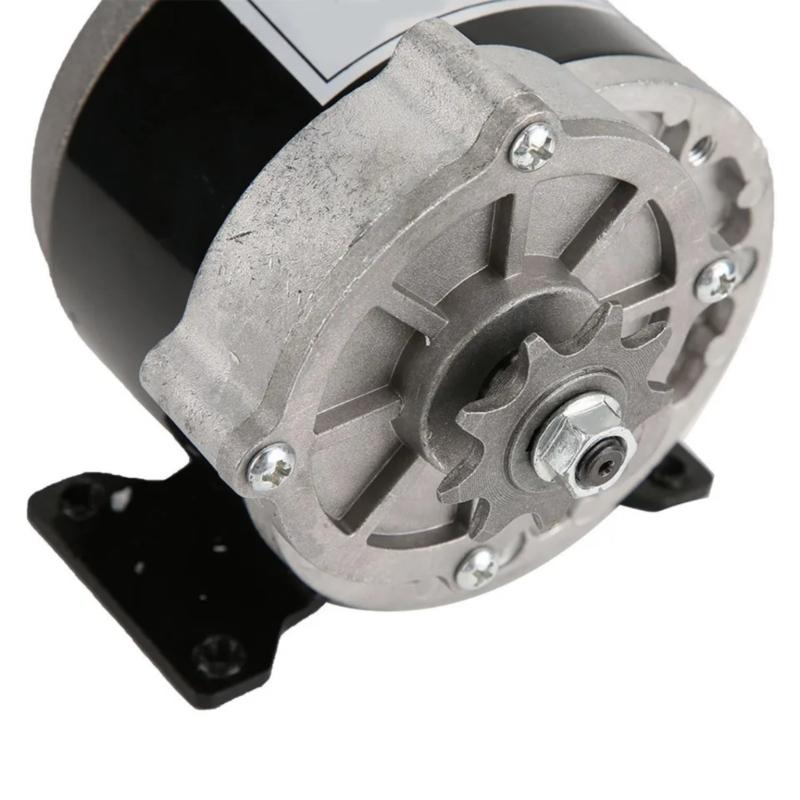 Easy Installation 12V 250W Brushed Geared Motor Features 9 Teeth Designs for Reliable Performances in Harsh Environment