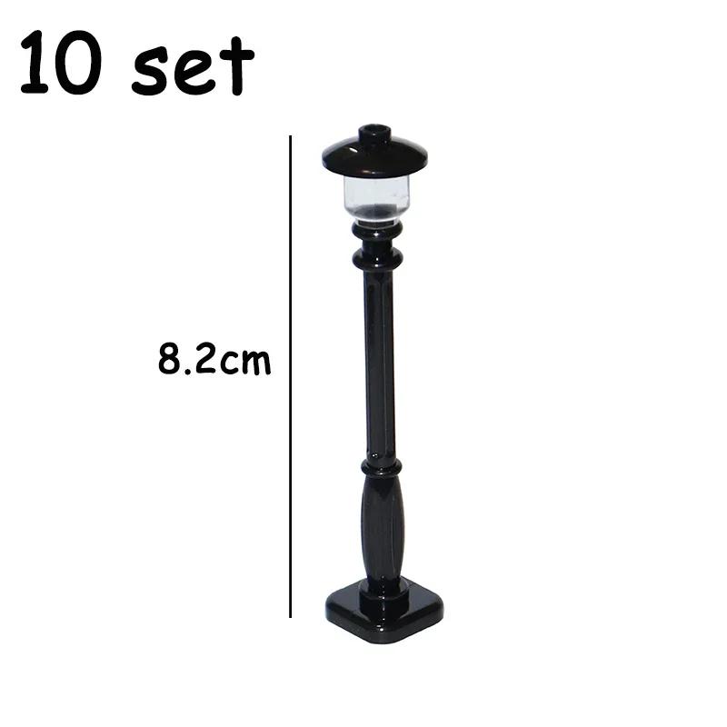 Non-Toxic Moc City Traffic Road Signs Signal Light Building Block Bike Bicycle Scooter Motorcycle Vehicle Scene Construction Accessories