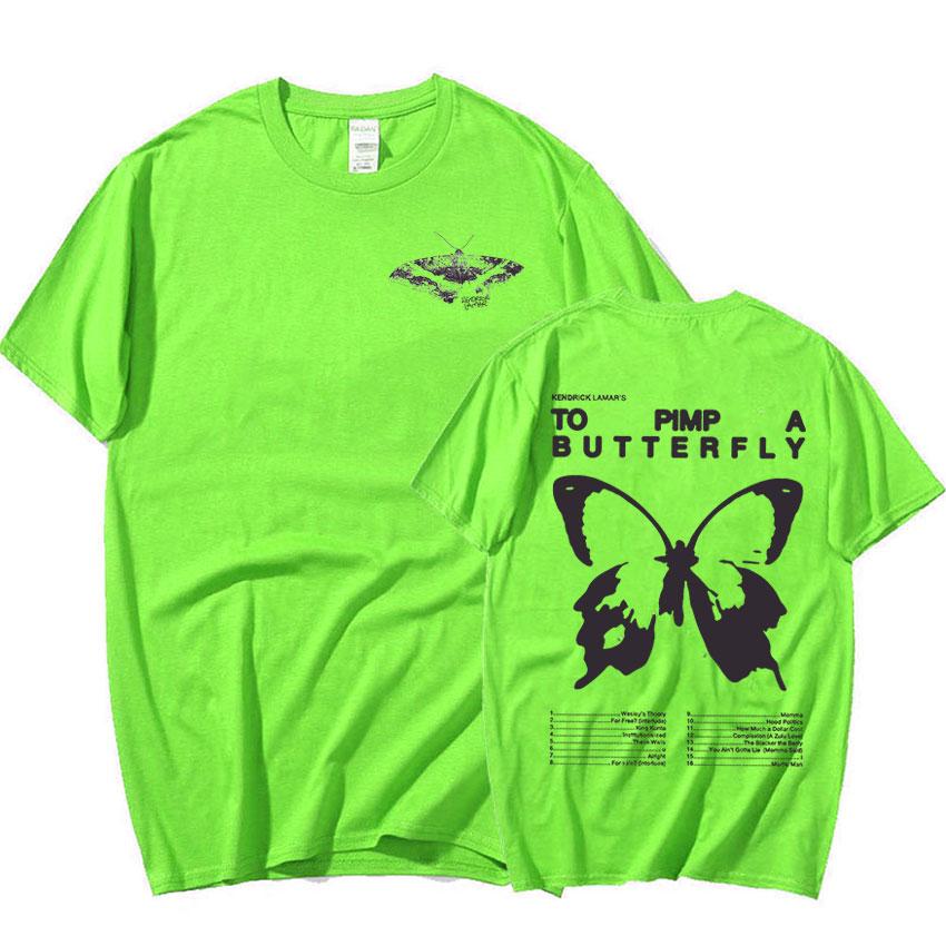 

Кендрик Ламар To Pimp A Butterfly Графическая футболка Мужская Футболка Рэпер Хип-хоп Тренд Уличная одежда Унисекс Хлопок Оверсайз Футболки 4XL