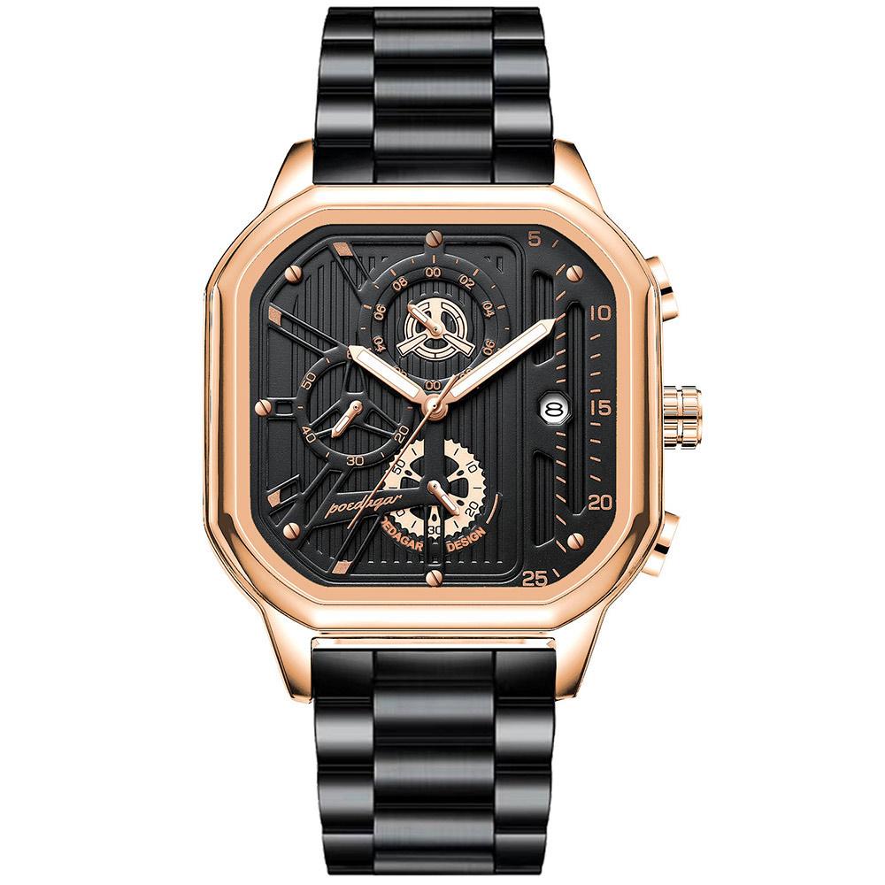 POEDAGAR 628 Funky Classic New Arrival Customize Best Selling Multi-Color New Listing Men Quartz Watches Stainless Steel Band
