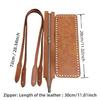 PU Leather Shoulder Bag Knitting Kits DIY Crochet Bag Making Bag Handles Zipper Bag Bottom Shaper for Crochet Handbags