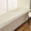 Nordic-Style Imitation Wool Plush Bay Window Blanket Mat - Customizable for Bedroom or Balcony