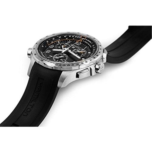 Hamilton Khaki X-Wind GMT Chronograph Men's Watch H77912335 (Officially Imported) with Official Warranty