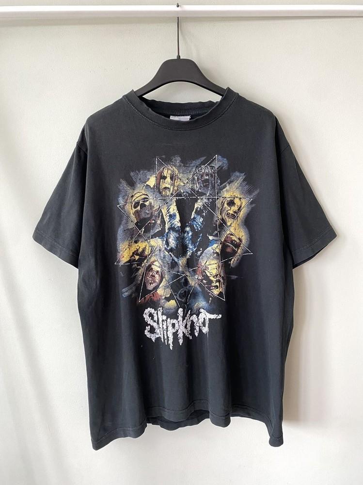 Slipknot Band Tshirt Slipknot Graphic Retro Black Unisex Tshirt Reprint KH6870 Unisex T-Shirt XL