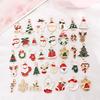 38Pcs Mixed Christmas Charms Enamel Pendants Diy Bracelet Jewelry Making Craft