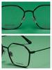 Balenciaga BB0198O 001 54 Hexagonal Eyeglasses Frame