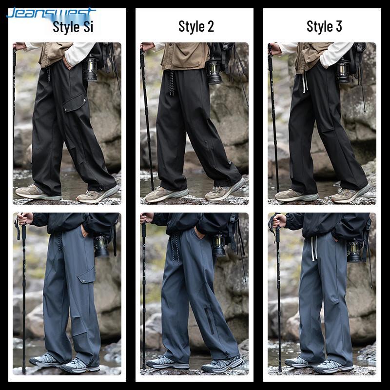JEANSWEST Men's American Style Loose Cargo Pants