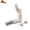 Slip On For Honda CBR600RR F5 2003-2017 51mm Exhaust Stainless Steel Mid Link Pipe Underseat Muffler Modified Tube Escape Moto