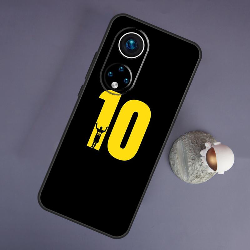 Numărul de fotbal 10 pentru Huawei Honor Magic 5 Lite 70 50 X8 X9 a P20 P30 P40 P50 P60 Pro P Smart Nova 9 5T