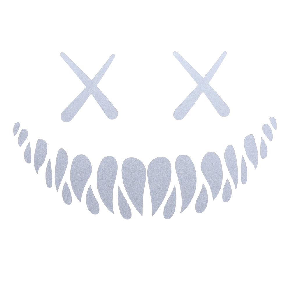 

Дьявол улыбающееся лицо наклейки на автомобиль лобовое стекло автомобиля корпус водонепроницаемый ужас наклейка электромобиль мотоцикл ноутбук DIY украшения