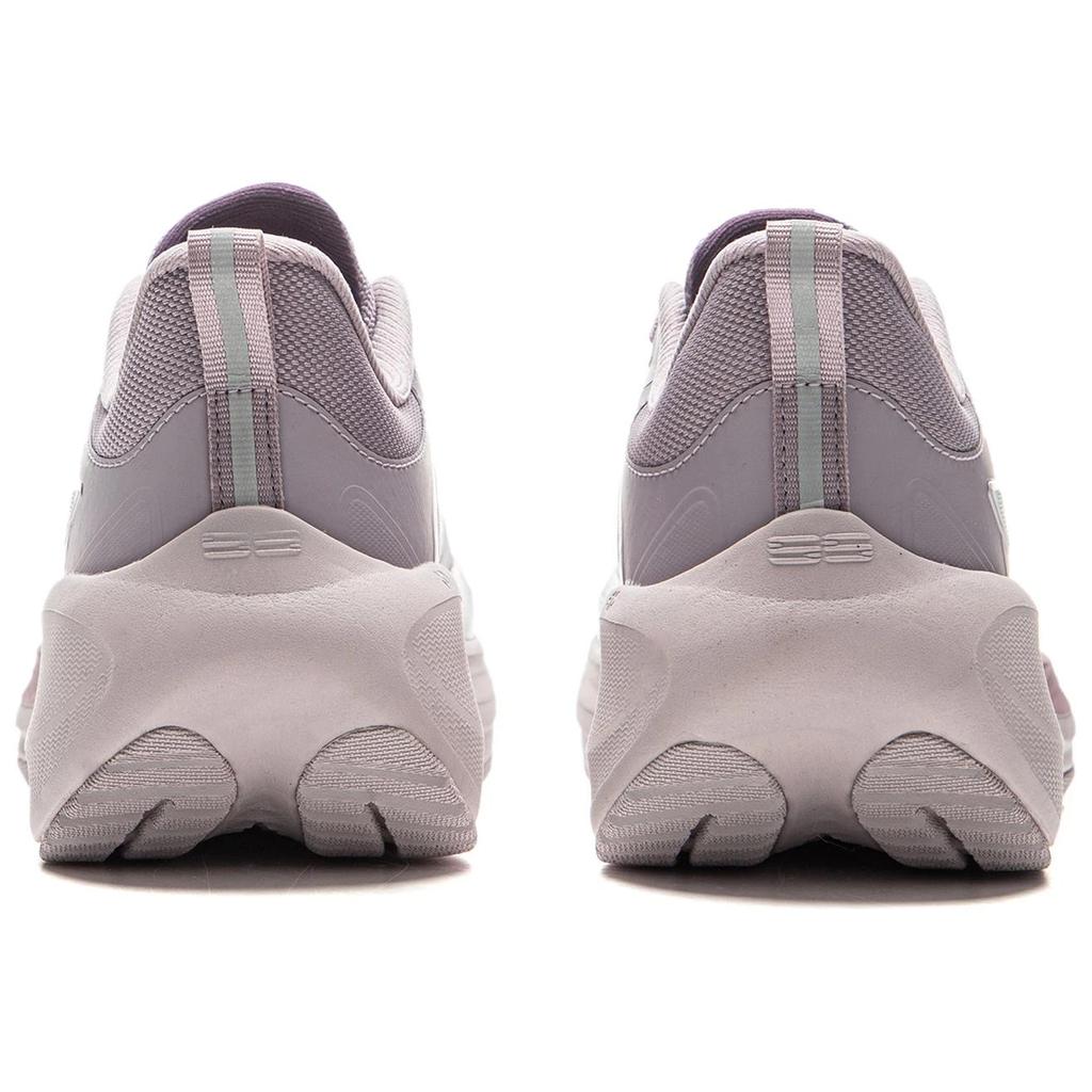 New LINING Wuyue 2.0 Protective Edition Running Shoes Women's Low Top Smoky Purple Gray/Brocade Purple ARSU076-3
