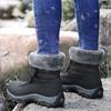 Winter Dames Sport Warme Schoenen Dames Sneeuw Katoenen Laarzen Nieuwe Casual Effen Kleur Schoenen Buiten Hoge Top Motorlaarzen