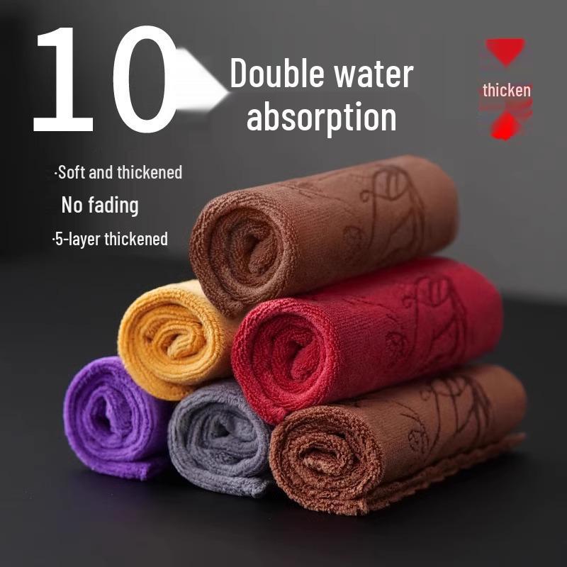 Kung Fu Absorbent High-end Tea Towel – Thick, Zen-Inspired Cloth for Tea Table Mat and Tray Accessories