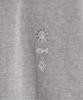 GAKKAI UNIONS Symbol Over-Crop Pigment Embroidered T-Shirt Stone Grey