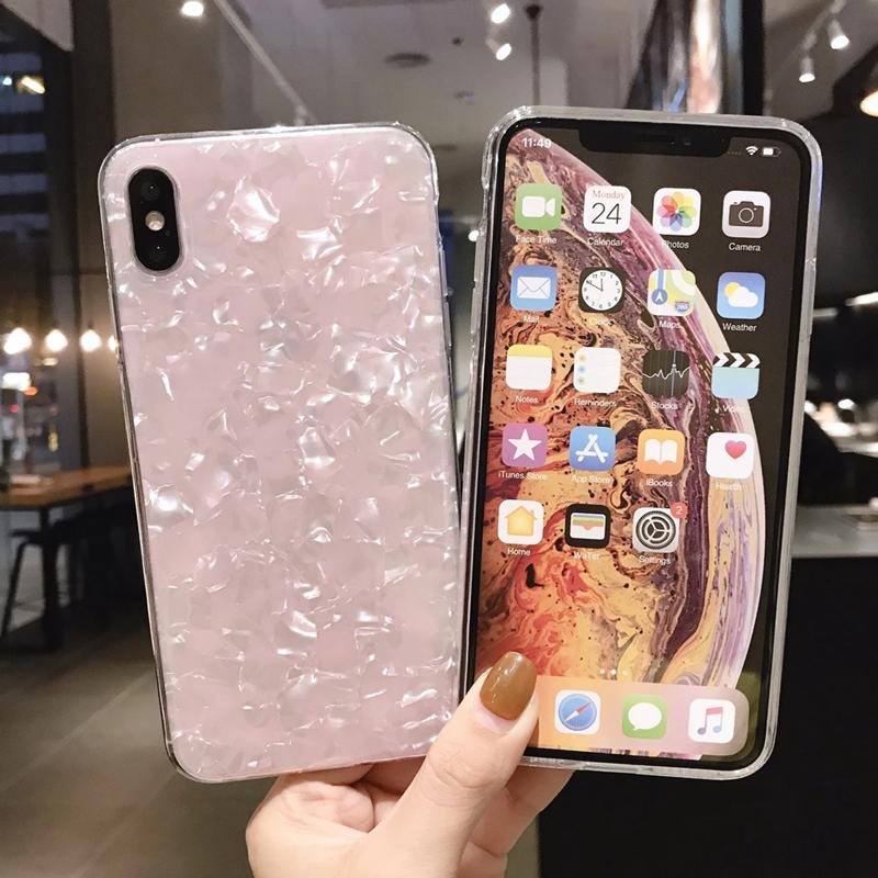 Bling Glitter Dream Shell Soft Silicone Phone Case For iPhone 13 12 11 Pro Max Mini X XR XS Max 8 7 6s 6 Plus SE Shockproof TPU Back Cover Funda Coque