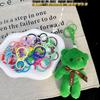 Portachiavi Ciondolo Tuta Peluche Orsacchiotto - Piccolo Giocattolo Regalo